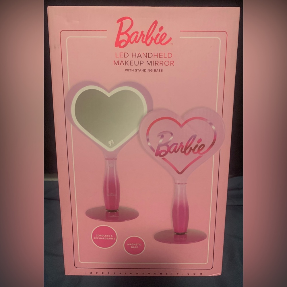 BARBIE LED HAND HELD MIRROR NEW STILL IN BOX